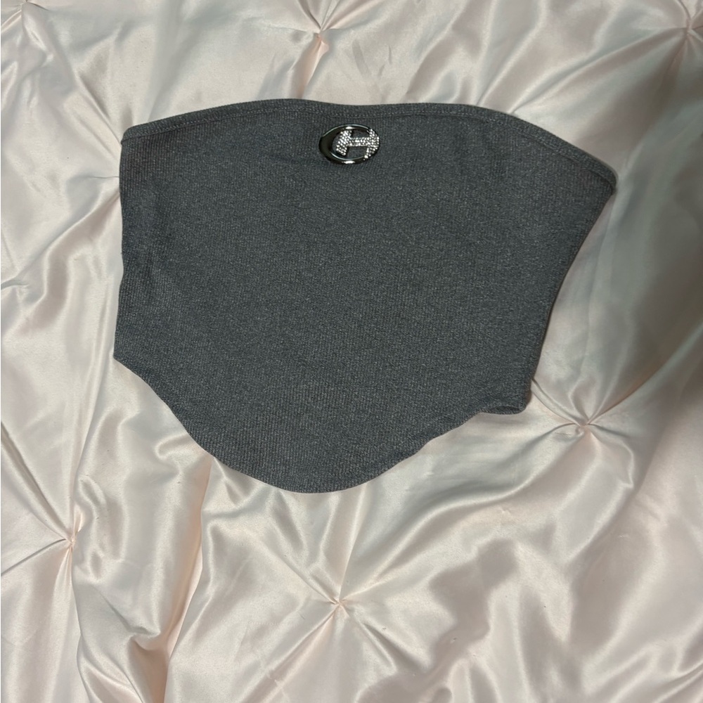 Gray Neck Warmer